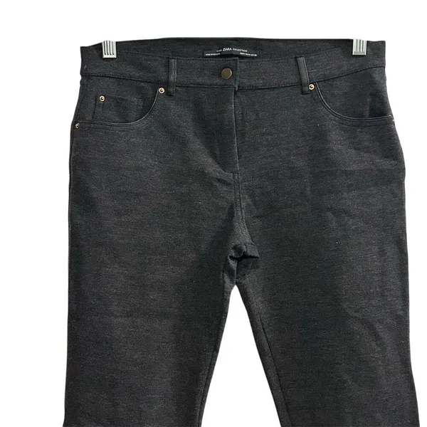 Zara Women's Black High Rise Skinny Jegging Pants Size‎ M Casual - Image 2