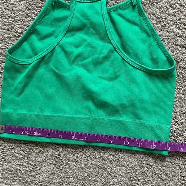 Crop tank green Size M - Image 4