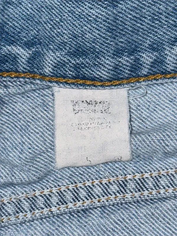 Vintage 90s Levi’s 550 Relaxed Fit Denim Shorts Women’s 26 Light Denim Jorts - Image 4
