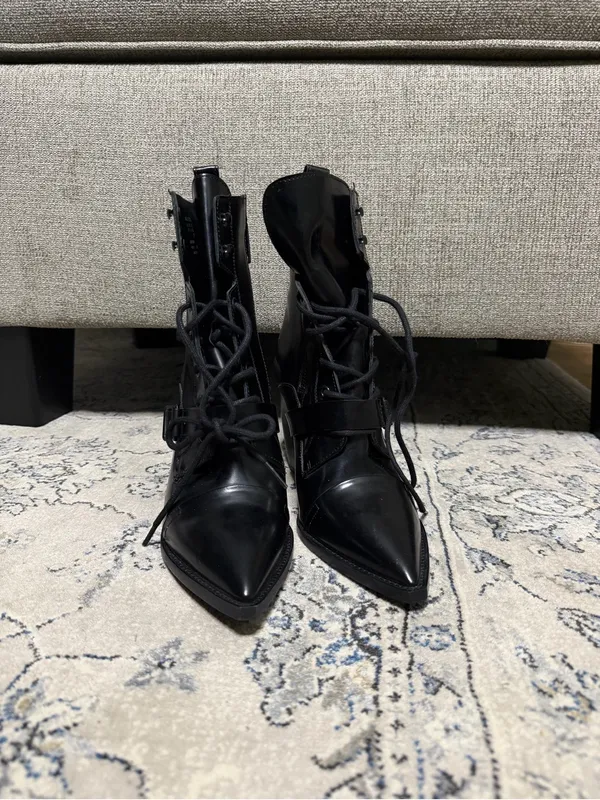 All Saints Bianca Bootie in Black Leather - Image 5