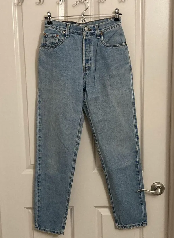 Vintage Levi’s Button Fly Taper Leg Jeans - Image 3