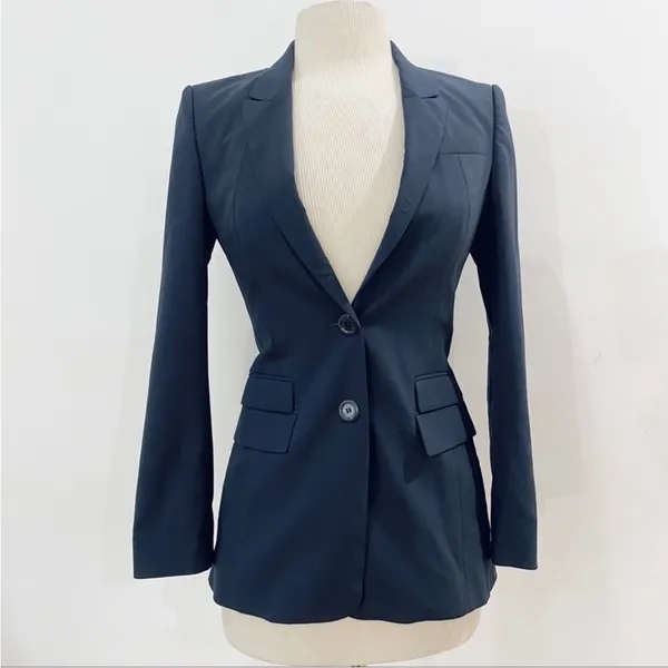BOSS-Hugo Boss fundamental Wool navy suit blazer - Image 2