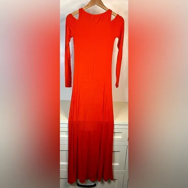 NWT- Urban Outfitters Silence + Noise Xandra Knit Cold Shoulder Maxi Dress - Med - Image 3