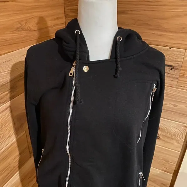 Harley Davidson black hooded jacket size XXL - Image 2