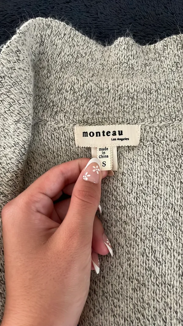Monteau Los Angeles Cardigan Women’s Small - Image 2