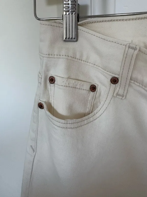 Denim White Size 25 - Image 4
