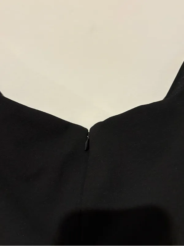 Lulus After Hours Strapless Ruffled‎ Slit Maxi Dress HL1023 Black Size XL - Image 8