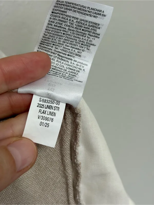 Old Navy High-Waisted Linen-Blend Straight Ankle Pants in Flax Linen - Size XL - Image 8