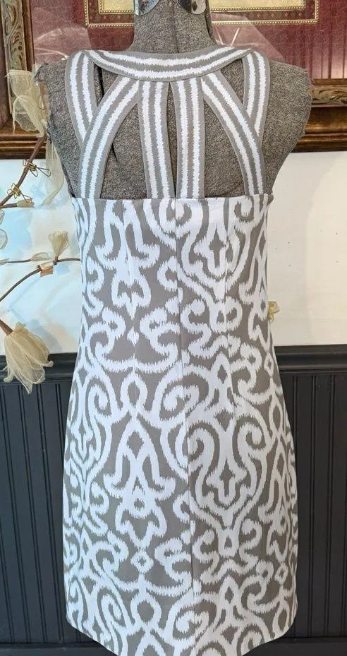 Gretchen Scott Ikat Cutout Strappy Back Sheath Dress ~ Size XS 🧡🍄 - Image 2