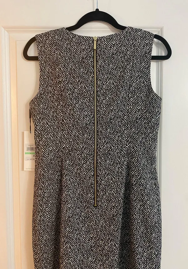 Calvin Klein NWT Black And White Knee Length Dress - Image 6
