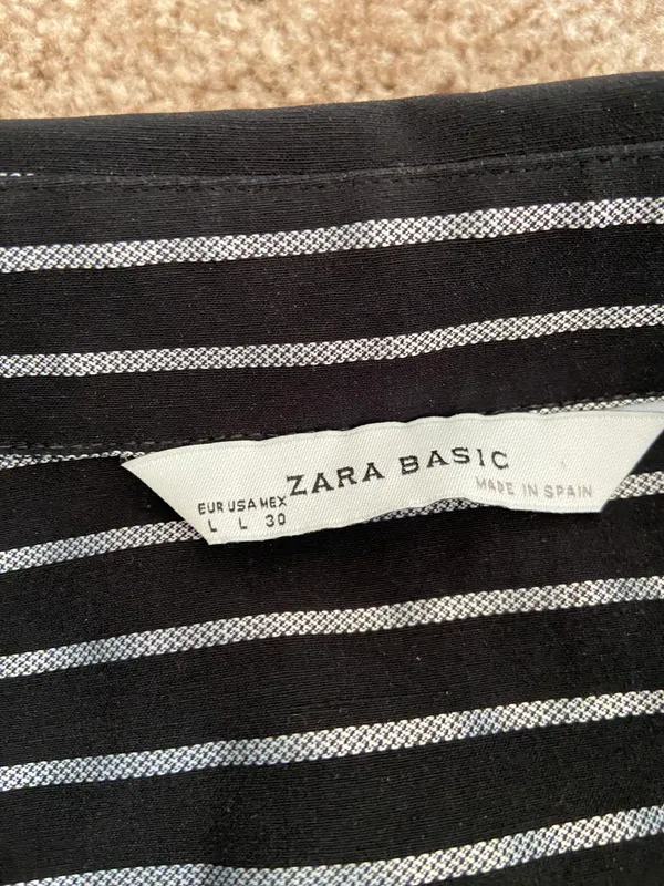 ZARA Striped Button Down Shirt - Image 3