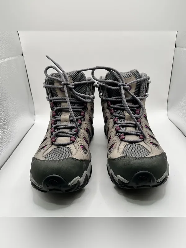 Oboz Women's Sawtooth II Mid Hiking Trail Boots Sage Gray Size 7.5 EUC - Image 2