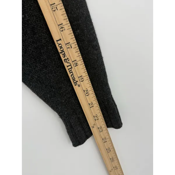 Woolrich Women’s Onyx Heather Fair Isle Lambswool Sweater Medium Cabin Cozy - Image 7