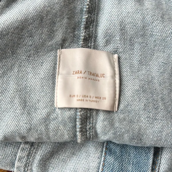 Zara Denim Button-Down Dress - Image 7