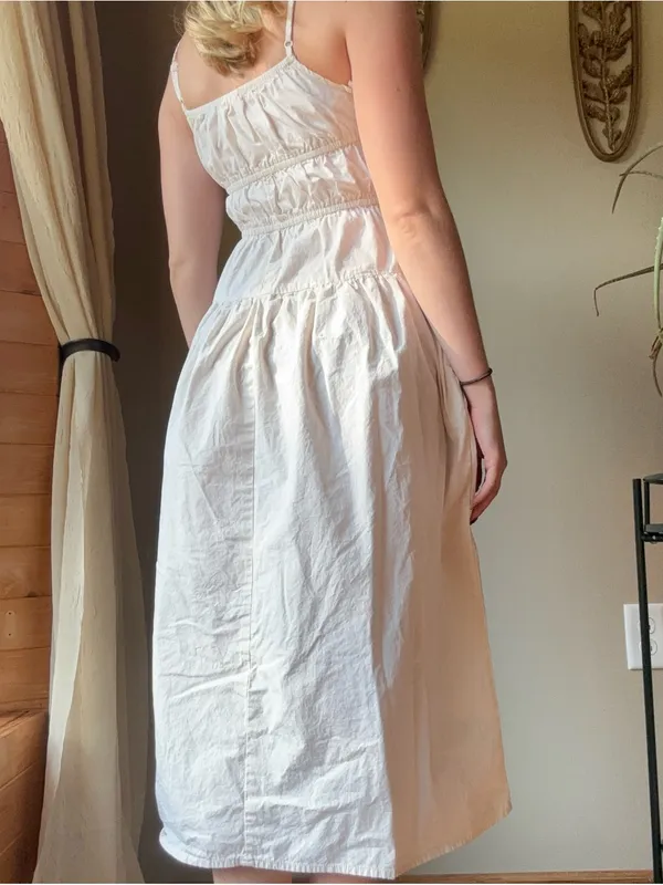 Sim & Sam 100% Cotton Maxi Dress with Pockets - Image 7
