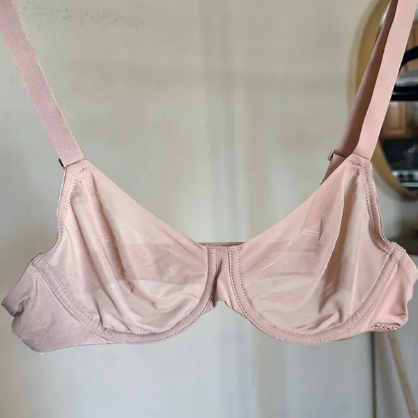NWOT SKIMS NO SHOW‎ MOLDED UNLINED DEMI BRA - CLAY Size 36A - Image 7