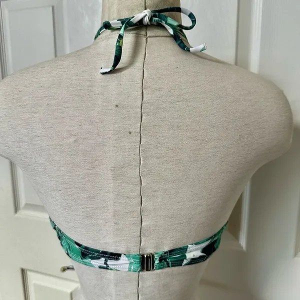Ekouaer green leaf bikini top - Image 4