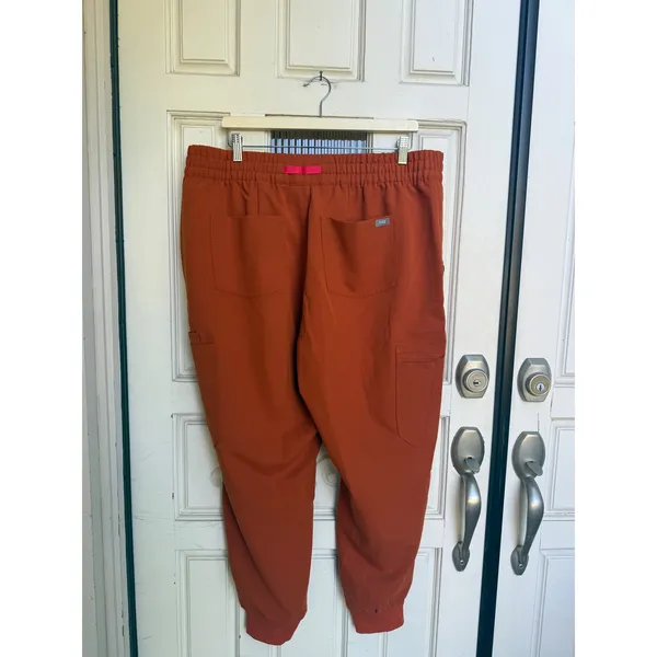 FIGS Women Relaxed Uman Jogger Scrub Pants Chai Orange Size XXL Petite - Image 2