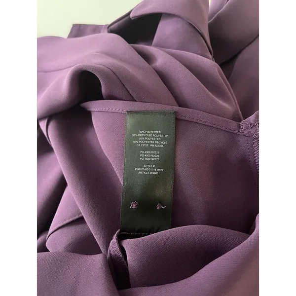Babaton Aritzia XS Monocle Button Down Shirt Ube Purple - Image 6
