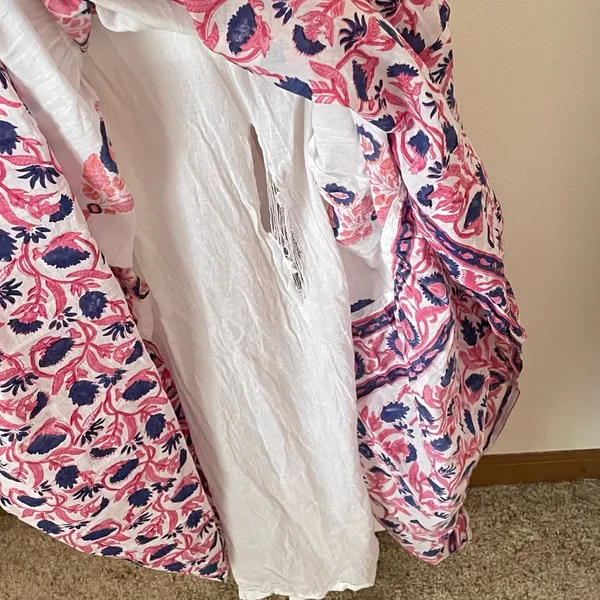 Roller Rabbit Dakota Sanu Floral Maxi Dress Size Medium - Image 4