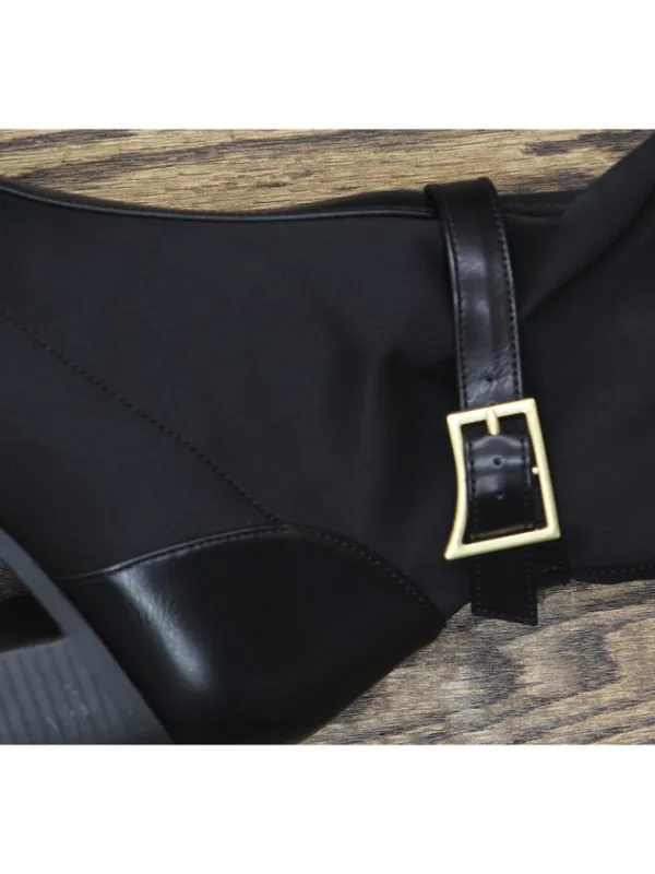 NWT Journee Collection Womens Buckle Knee High Gaibree Boots Black 8.5M - Image 12
