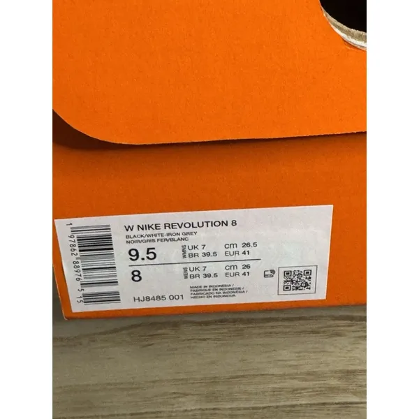 Nike REVOLUTION 8 Women's BLACK IRON GREY HJ8485-001 Athletic Sneakers Shoes - Image 11