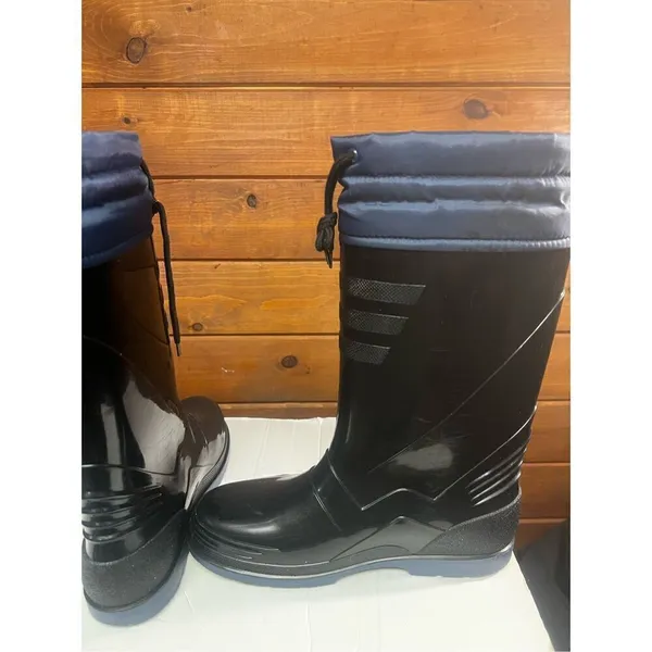Totes Womans Rain Boots Sz 6 Black - Image 5