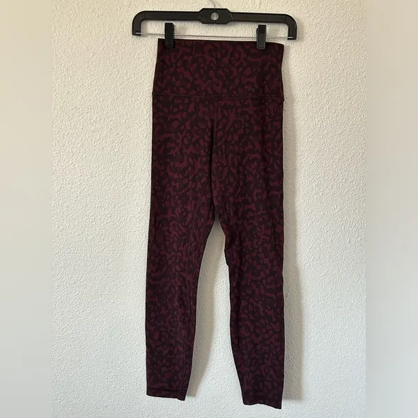 Lululemon Align Pant II 23 Formation Camo Dark Adobe Multi Sz 4 - Image 3
