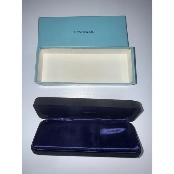 Genuine Tiffany & Co.‎ Hard Shell Eyeglass / Sunglasses Case with Outer Box R - Image 5