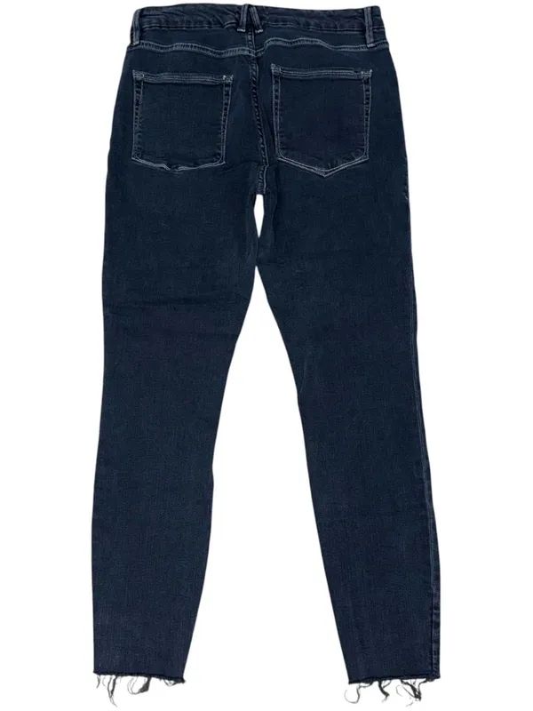Good American GLCRE899T Good Legs Crop Jeans High Waist Sz 12 / 31 Blue344 Dark - Image 2