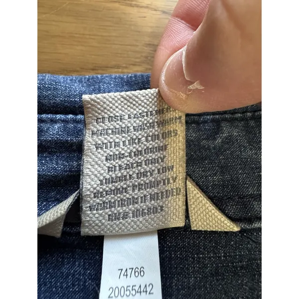 Duluth‎ Trading Women Size Large Blue Denim Pearl Snap Western Country Cowgirl - Image 10