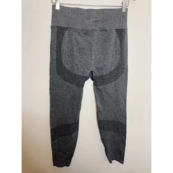 PINK Active Leggings Women Large Gray Excellent Seamless High Waist Contoured - Image 6