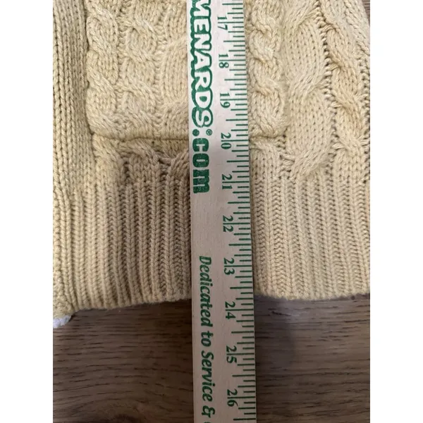 Cabelas Women's Knit Button Cardigan‎ Sweater Jacket Heavy Size S Sherpa Hood - Image 5
