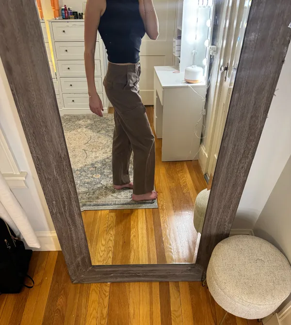 ZARA High Rise Straight Leg Cargo Pant - Image 2