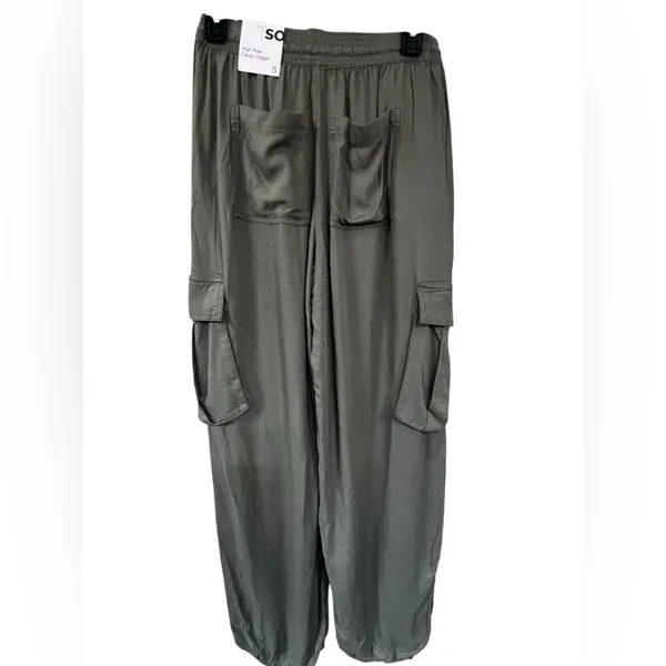 SO Woman’s  Khaki Cargo Pants - Image 2