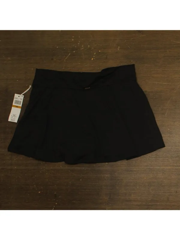 NWT Anne Cole Skirted Bikini Bottom With Built-In Brief MYPB41401 Black 16W - Image 3