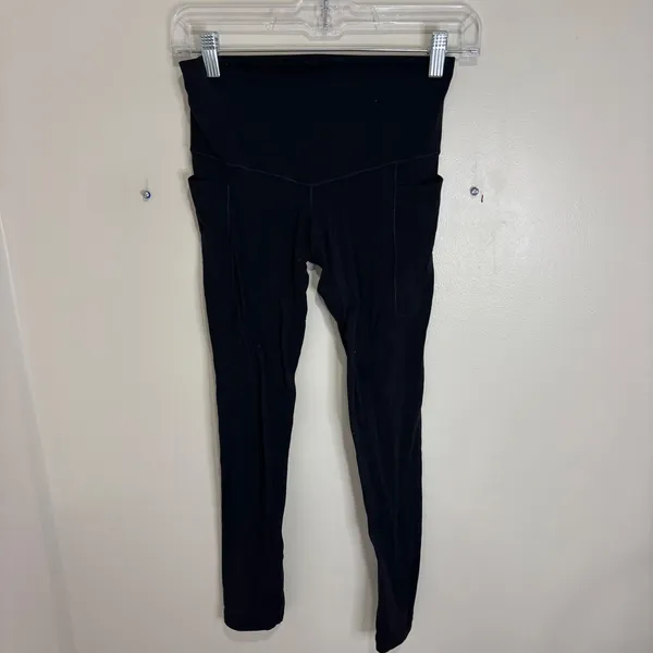 OFFLINE by Aerie Real Me Xtra 7/8 High Rise Leggings Black Pockets Womens M - Image 7