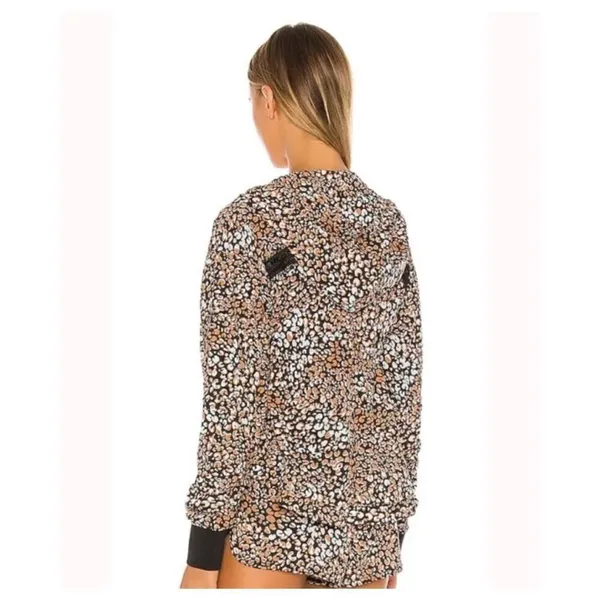 Free People Run Wild Hooded Jacket in‎ Leopard Sz Small - Image 2