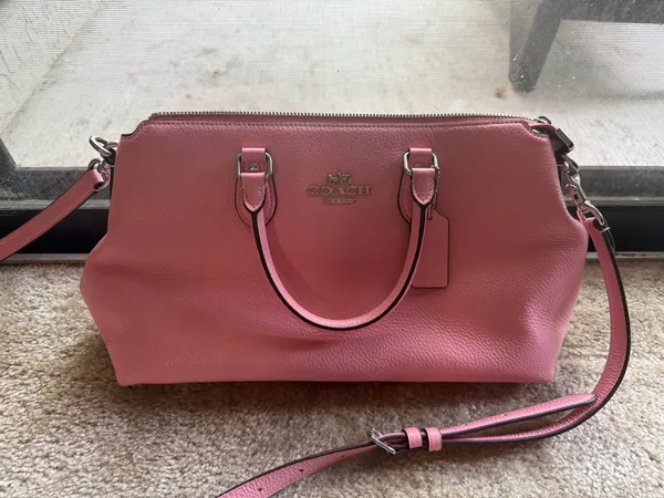 Pink Coach Georgie Crossbody Bag - Image 2