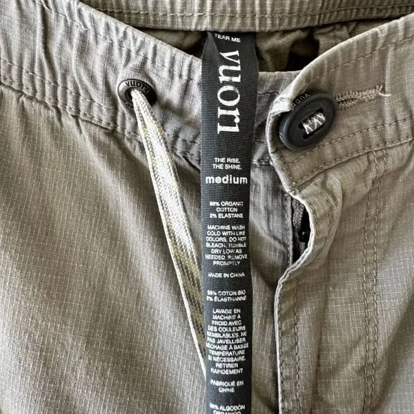 Vuori The Rise And Shine Organic Cotton Athletic Casual Gray Jogger Active Pants - Image 8
