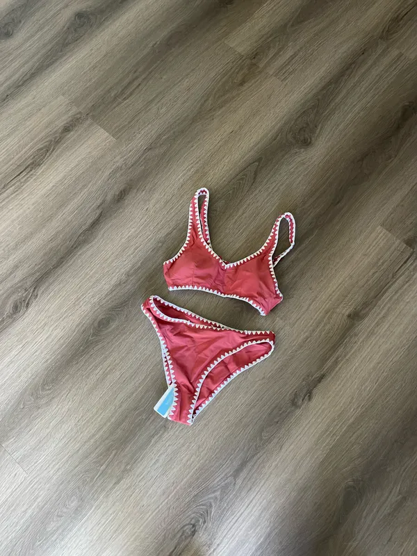 Cupshe Crochet Trim Bikini Set - Image 2