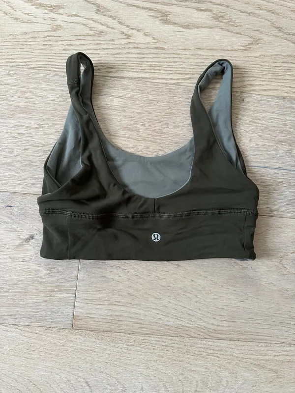 Reversible green and grey Lululemon sports bra - Image 2