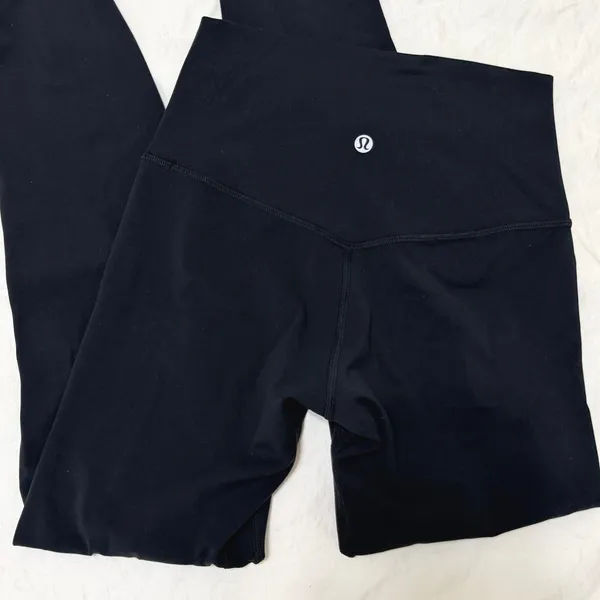 Lululemon‎ Align Pant 28" Black Yoga Leggings LW5CTES Size 4- FLAWED - Image 7