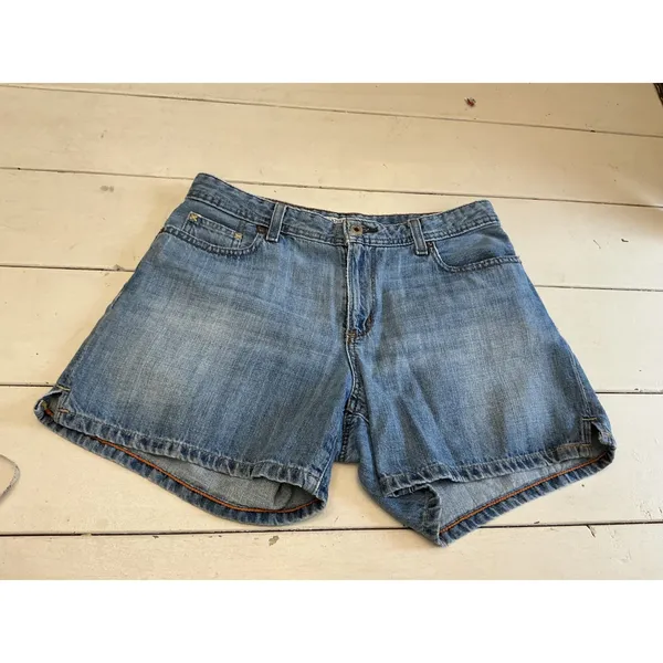 Polo Jeans Co Ralph Lauren Saturday Jean‎ Denim Shorts Light Wash Blue 27/4 - Image 6