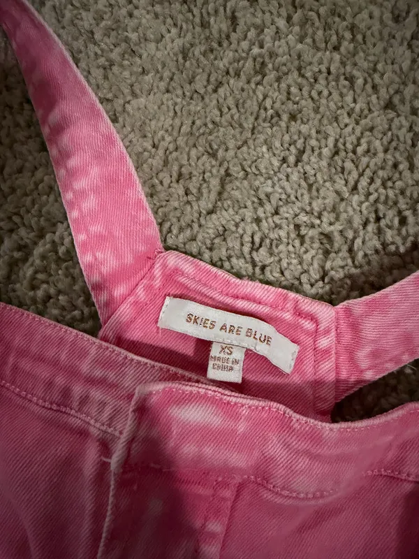 Skies Are Blue Pink overalls - Image 2
