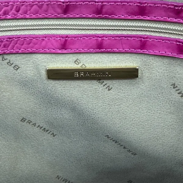 Brahmin Medium Asher Melbourne Tote Bag Shoulder Bag Pink - Image 11