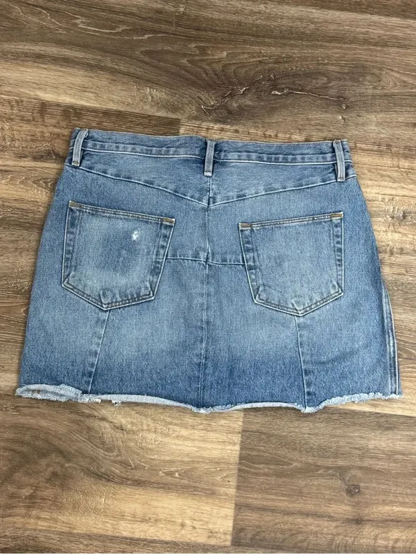 Frame Willow Denim Zipper Mini Skirt Women’s 29 - Image 4