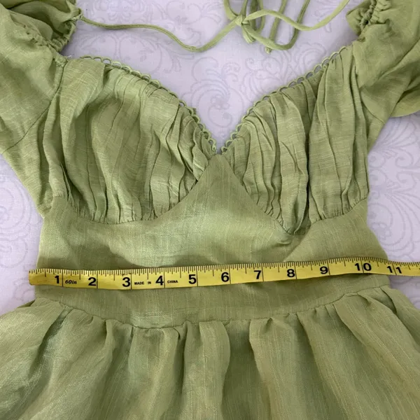 Princess Polly Long Sleeve Open Back Mini Dress Size 4 - Image 8
