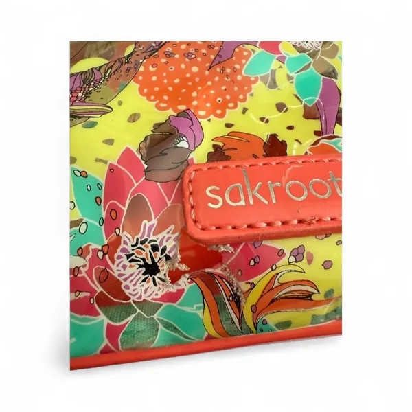 Sakroots Clear Koi Tote Shoulder Purse Coral BeachPool Bag w/Makeup Wallet‎ - Image 7
