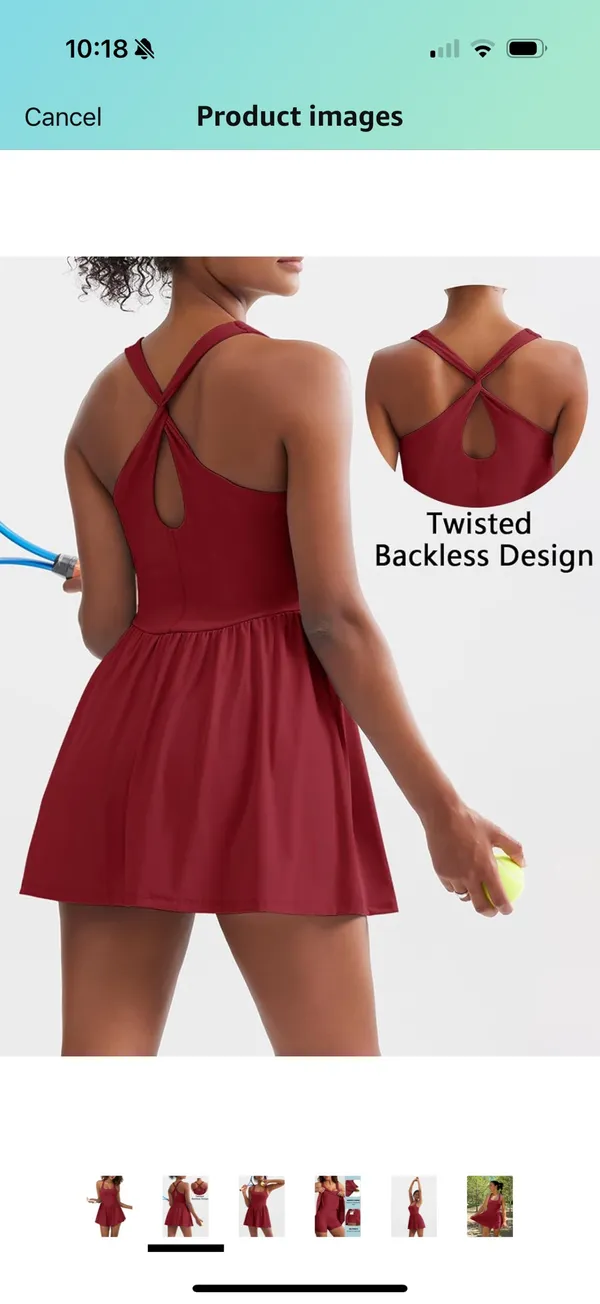 Halara Red Amazon Athletic Dress - Image 2